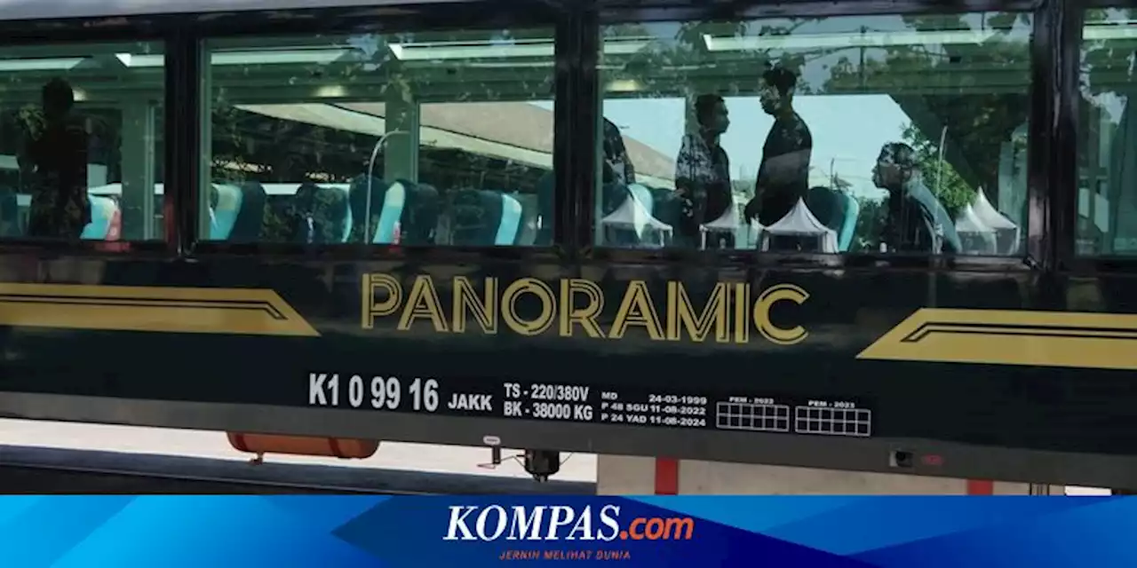 Tiket Kereta Panoramic Sudah Dijual, Catat Harga dan Fasilitasnya