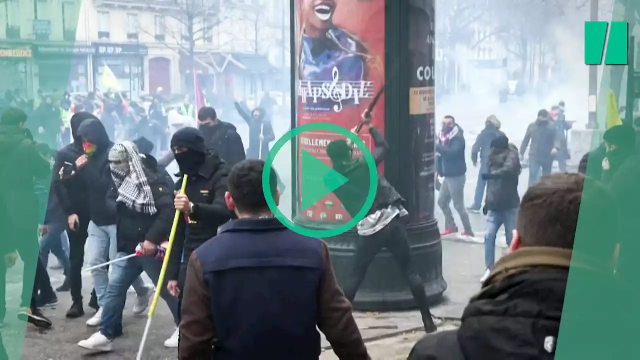 Des violences en marge de la manifestation pour les victimes kurdes de la fusillade à Paris