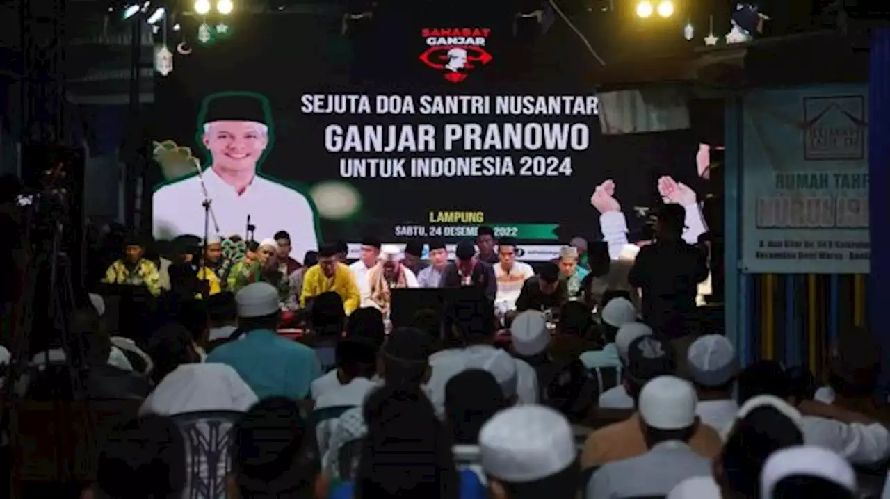 Warga Lampung Doakan Ganjar Pranowo