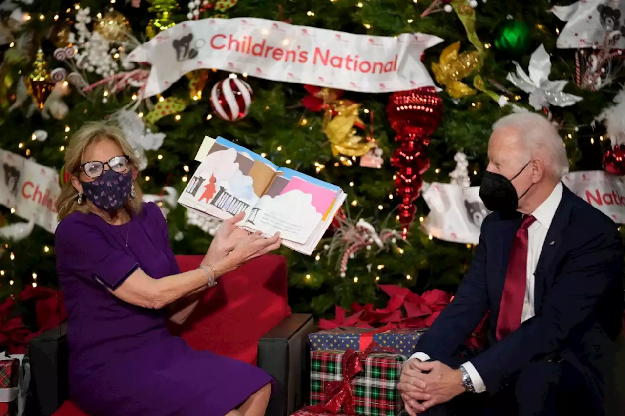 Bidens visit patients at Children’s National Hospital