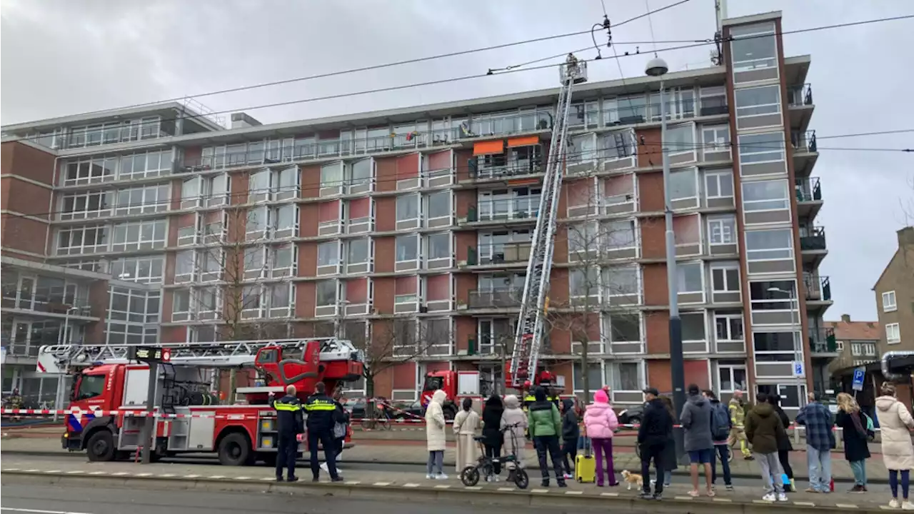 Flat ontruimd na brand Slotermeerlaan in Amsterdam Nieuw-West