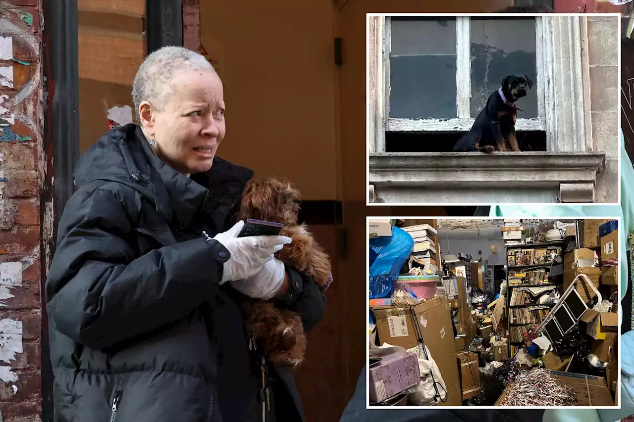 Accused hoarder whose dog plunged to its death is driving neighbors away: court papers