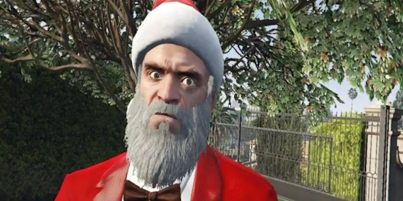 I tried to rob a jewellery store as a blind drunk Bad Santa in a GTA 5 roleplay server