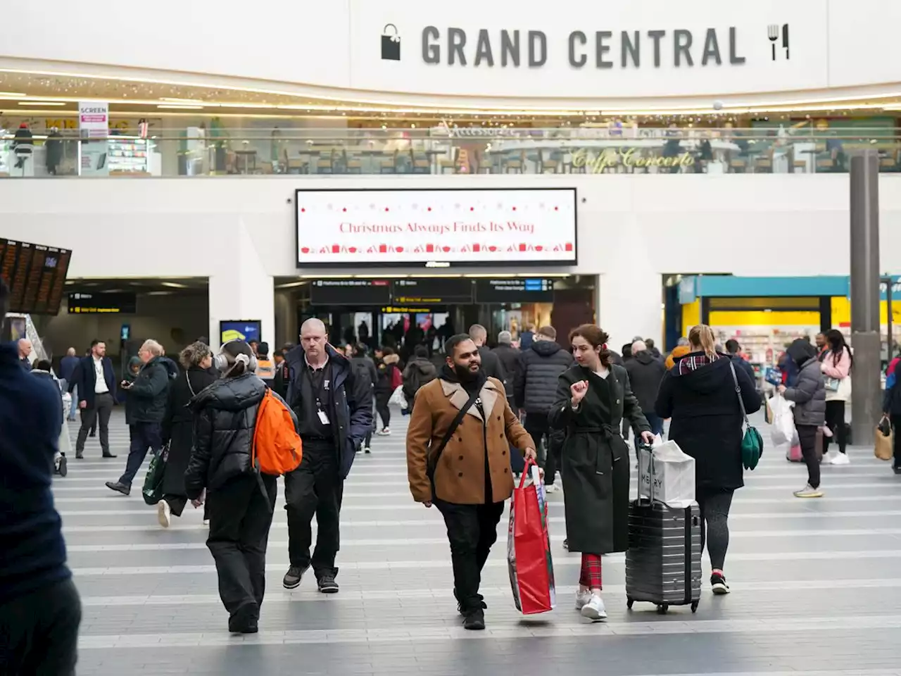 Rail passengers rush for last trains as services stop early amid strikes