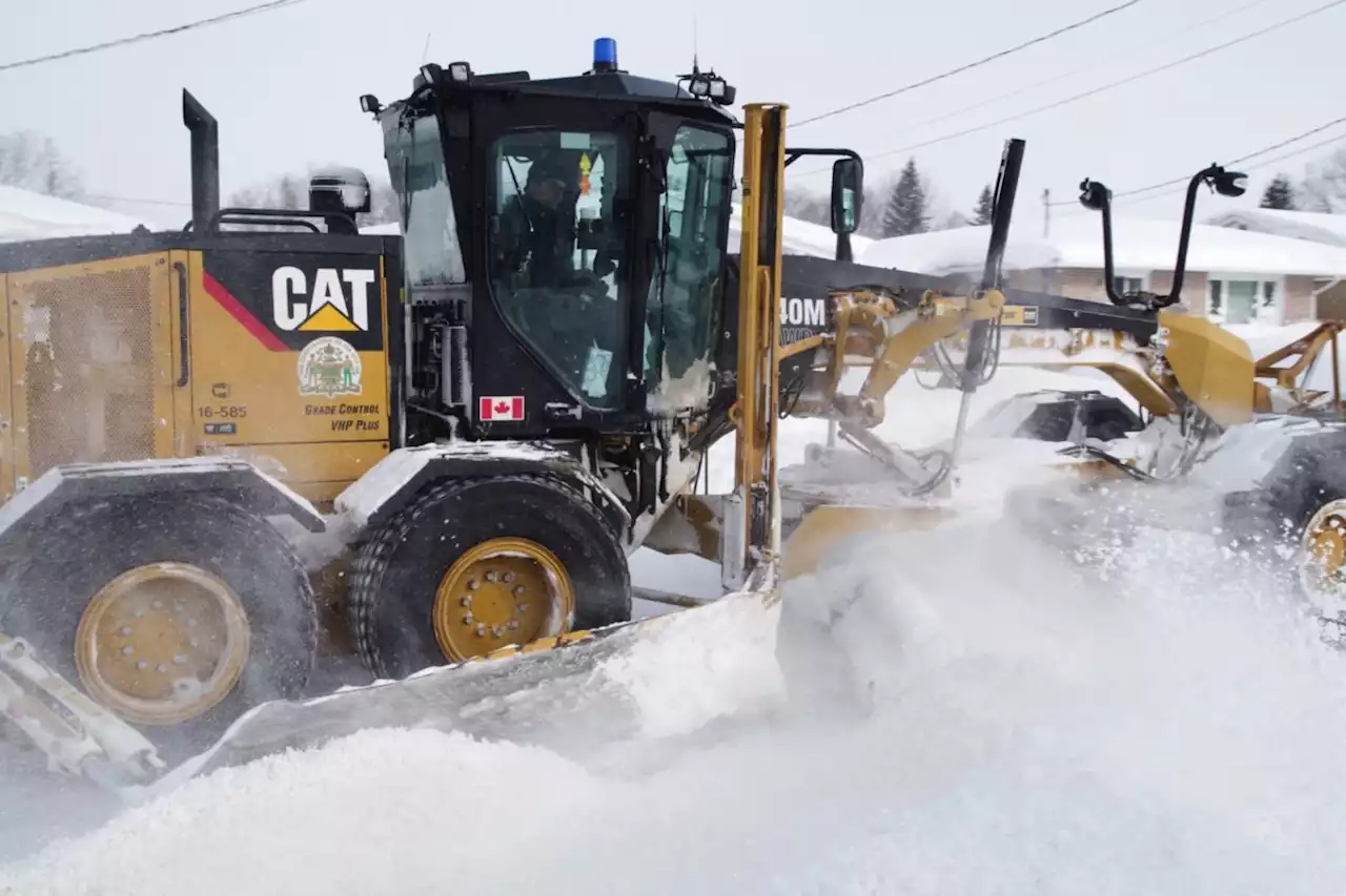 Public Works crews busy as snow continues locally