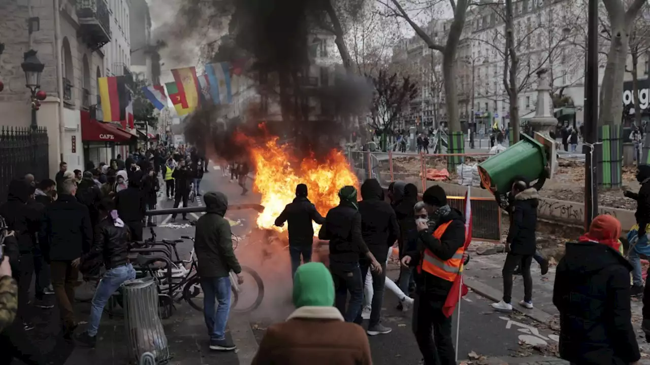 Paris: Demonstration schlägt in Gewalt um