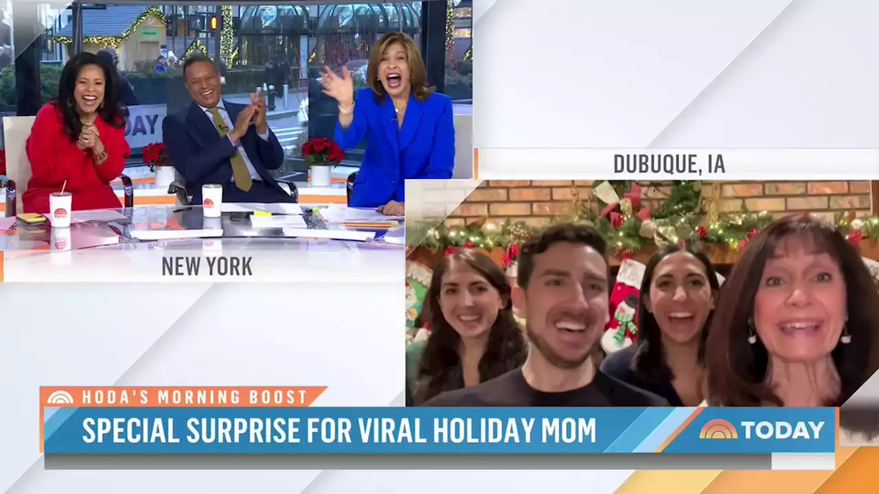 Mom behind viral ‘home for the holidays’ food plan gets surprise from Hoda