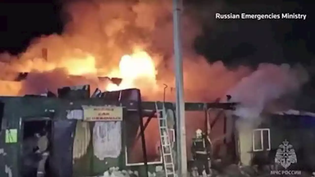 Russian elderly home fire leaves over a dozen dead