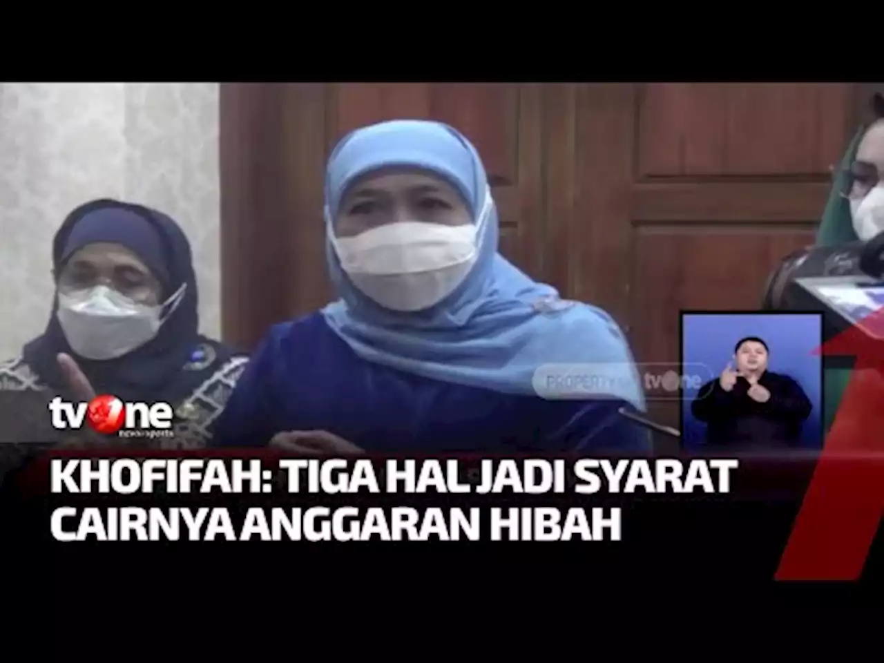 Gubernur Khofifah Jelaskan soal Mekanisme Penyaluran Dana Hibah di Jatim - tvOne