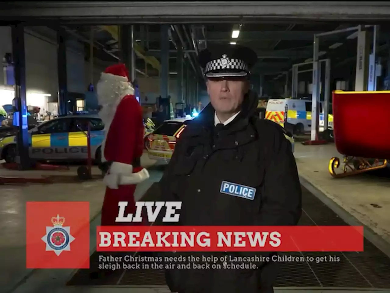 Police share urgent Christmas message with children of Preston