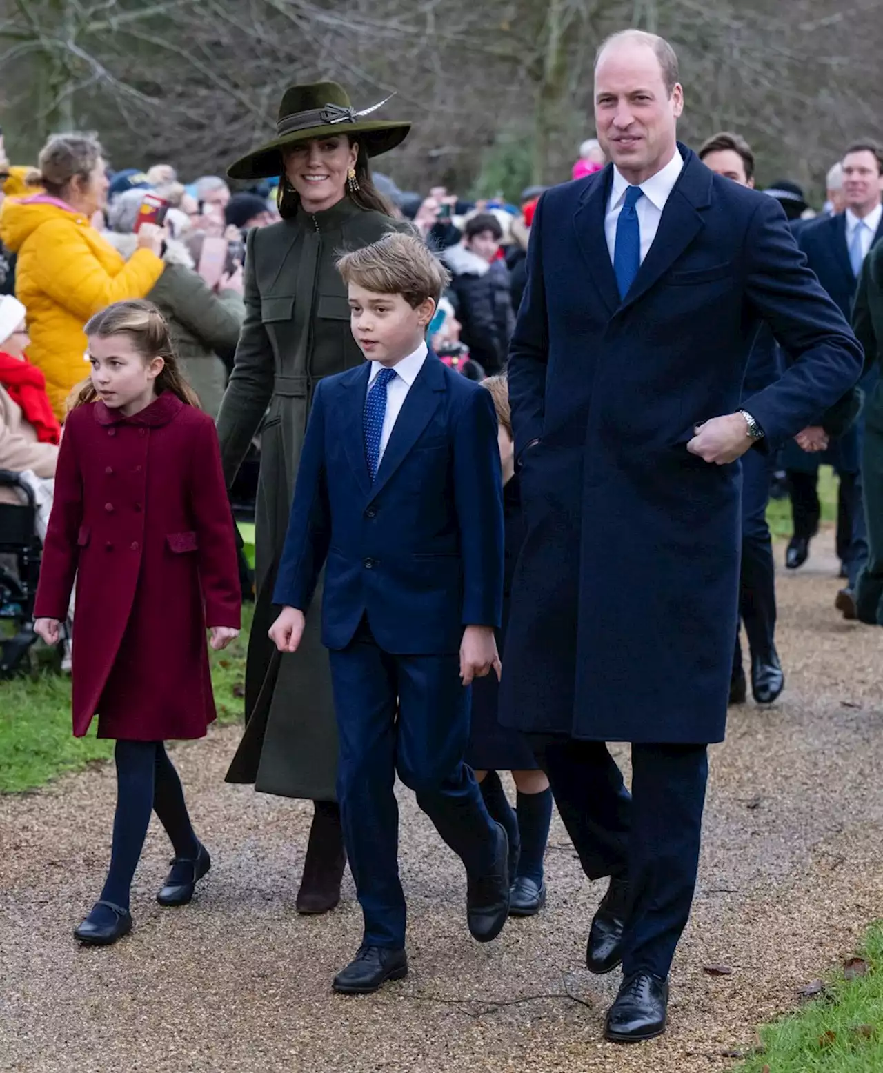 Kate Greets Well-Wishers At The Royals’ First Sandringham Christmas Without The Queen