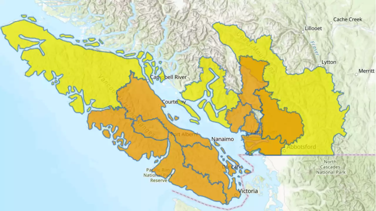 Flood watches issued for most of Vancouver Island amid winter storm