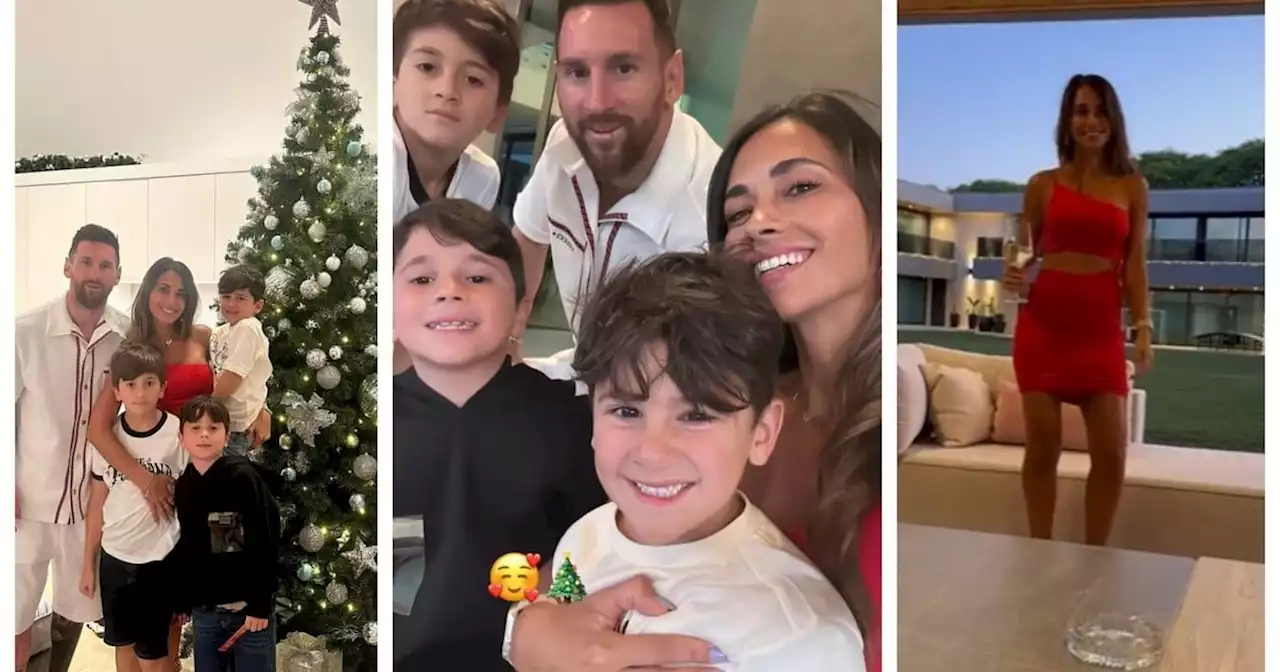 La navidad de los Messi y el video de Anto