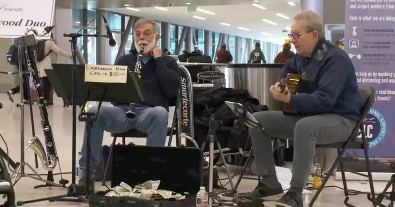 Utah duo help lessen airport travel stress through music