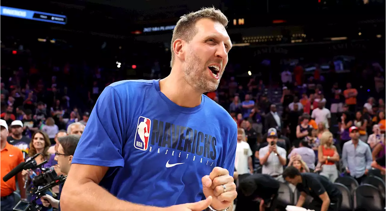 Mavericks unveil Dirk Nowitzki statue, forever honoring his signature fadeaway in Dallas