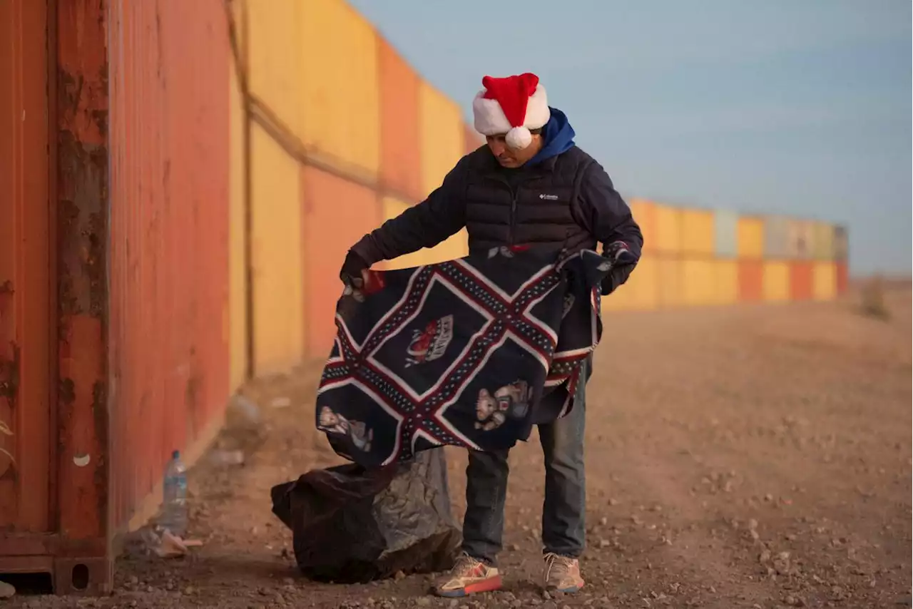 Stuck at the U.S. border, migrants find a little Christmas cheer