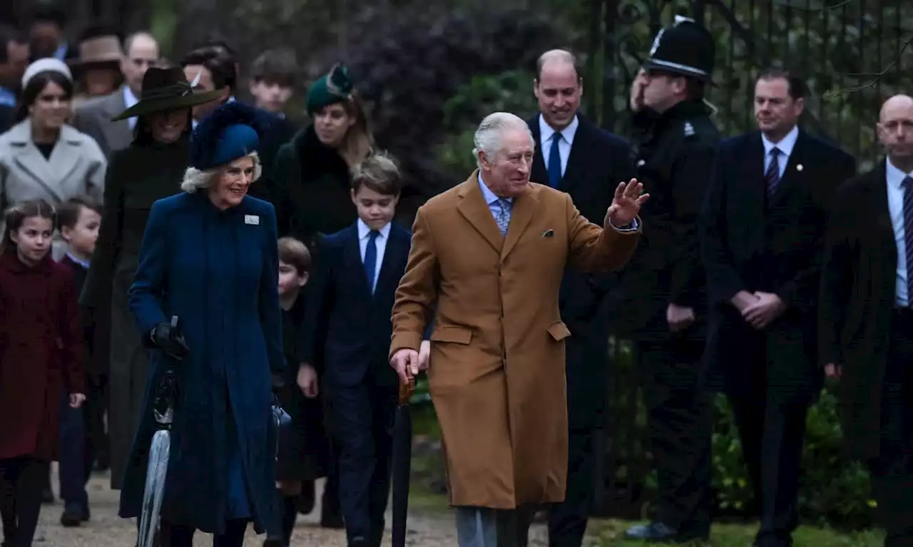 King Charles and Queen Consort Camilla lead royals on Christmas Day walkabout - best photos