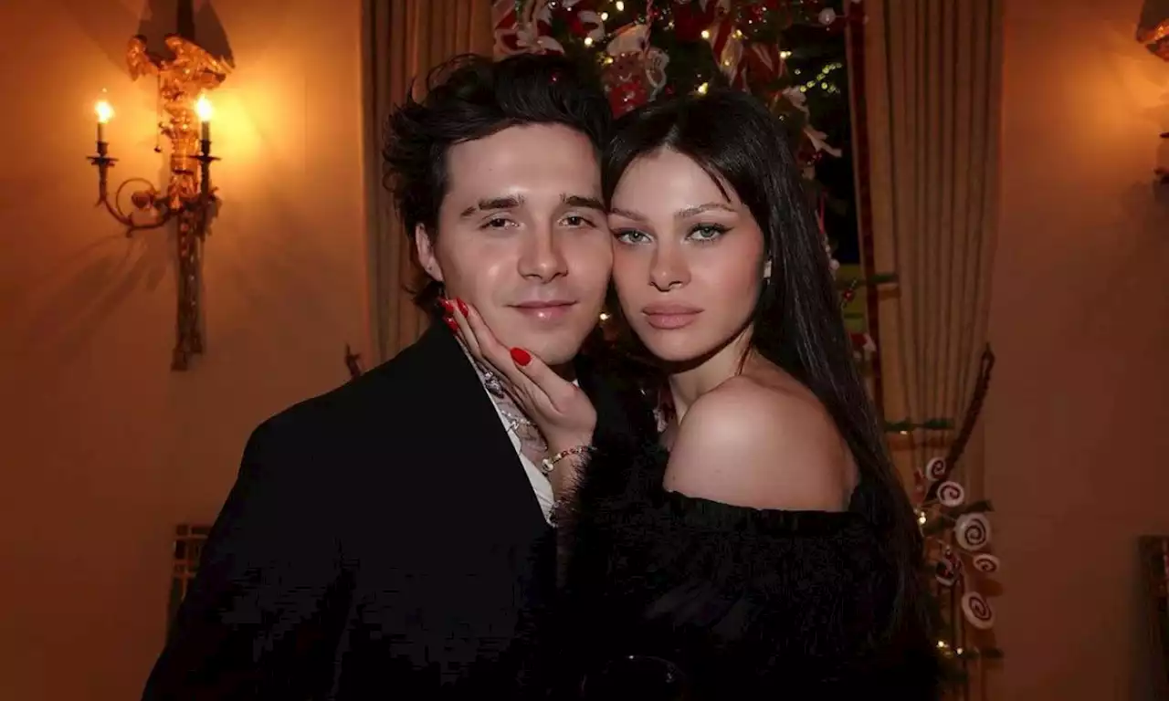 Nicola Peltz and Brooklyn Beckham celebrate Christmas Eve with the Peltz family