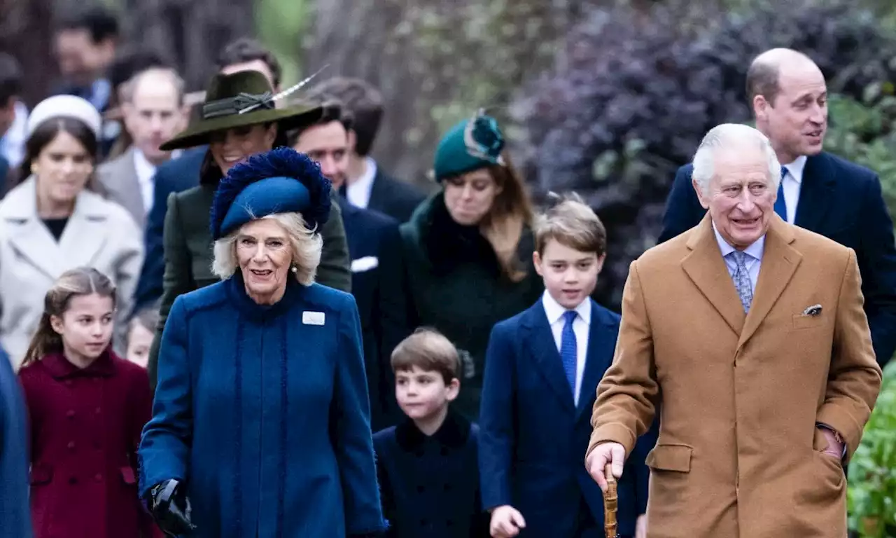 Prince William and Kate bring Prince Louis for first walkabout with Princess Charlotte and Prince George