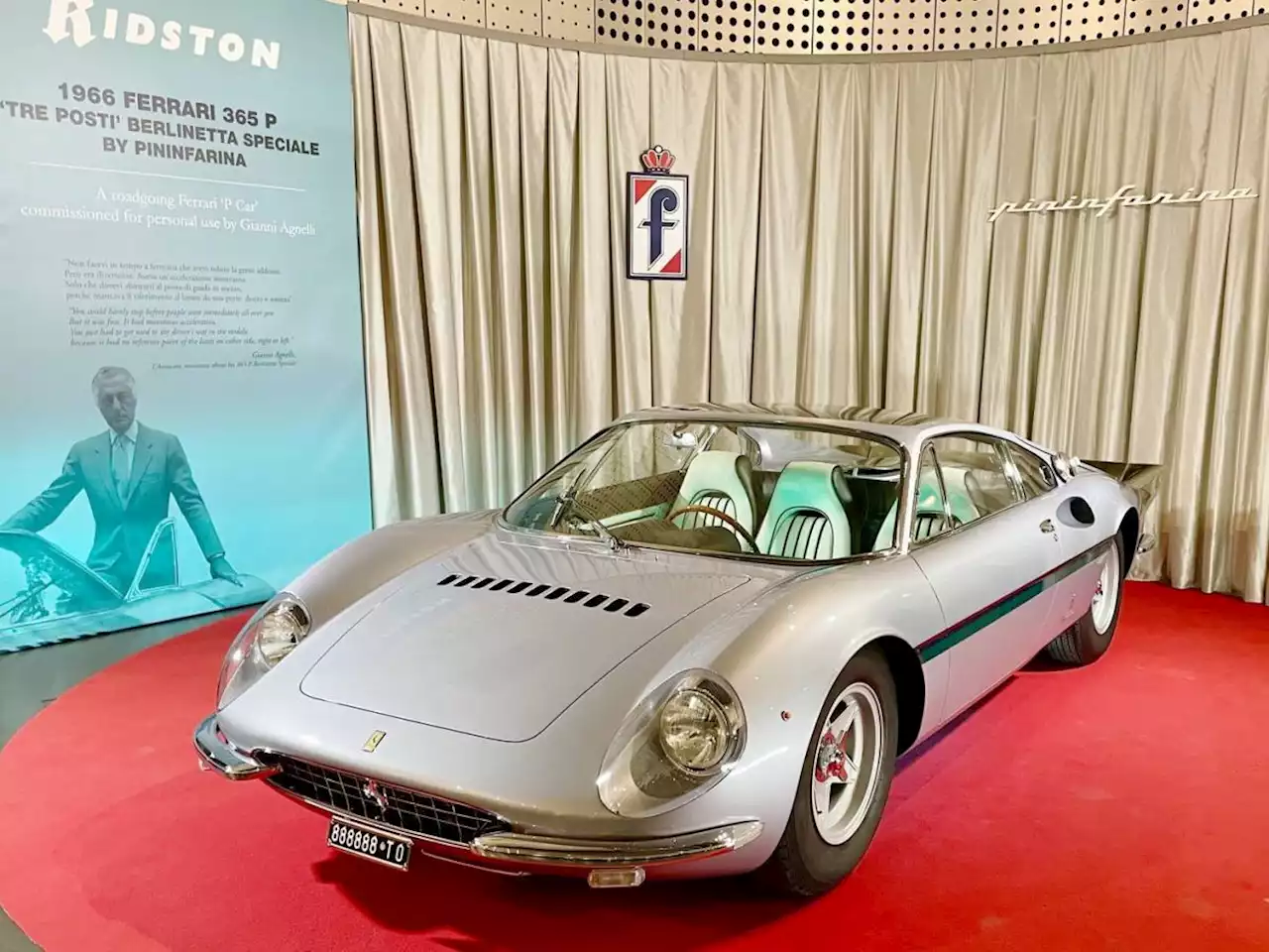 Ferrari 365 P Berlinetta, l'esemplare unico di Gianni Agnelli