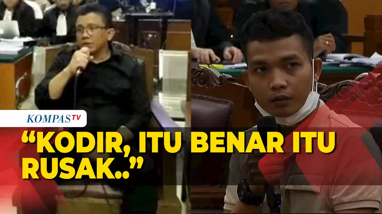 Saat Sambo Berulang Kali Tanya ke Kodir Soal CCTV di Rumah Duren Tiga