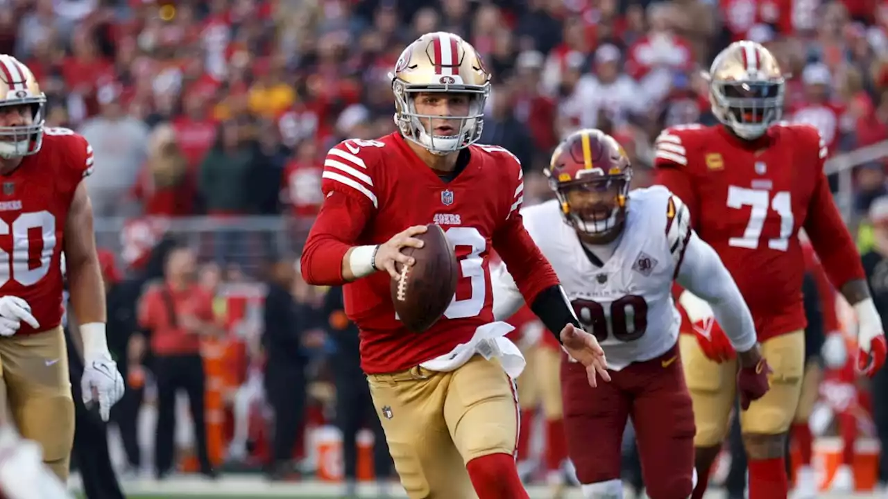 Purdy leads 49ers past Commanders 37-20 for 8th straight win