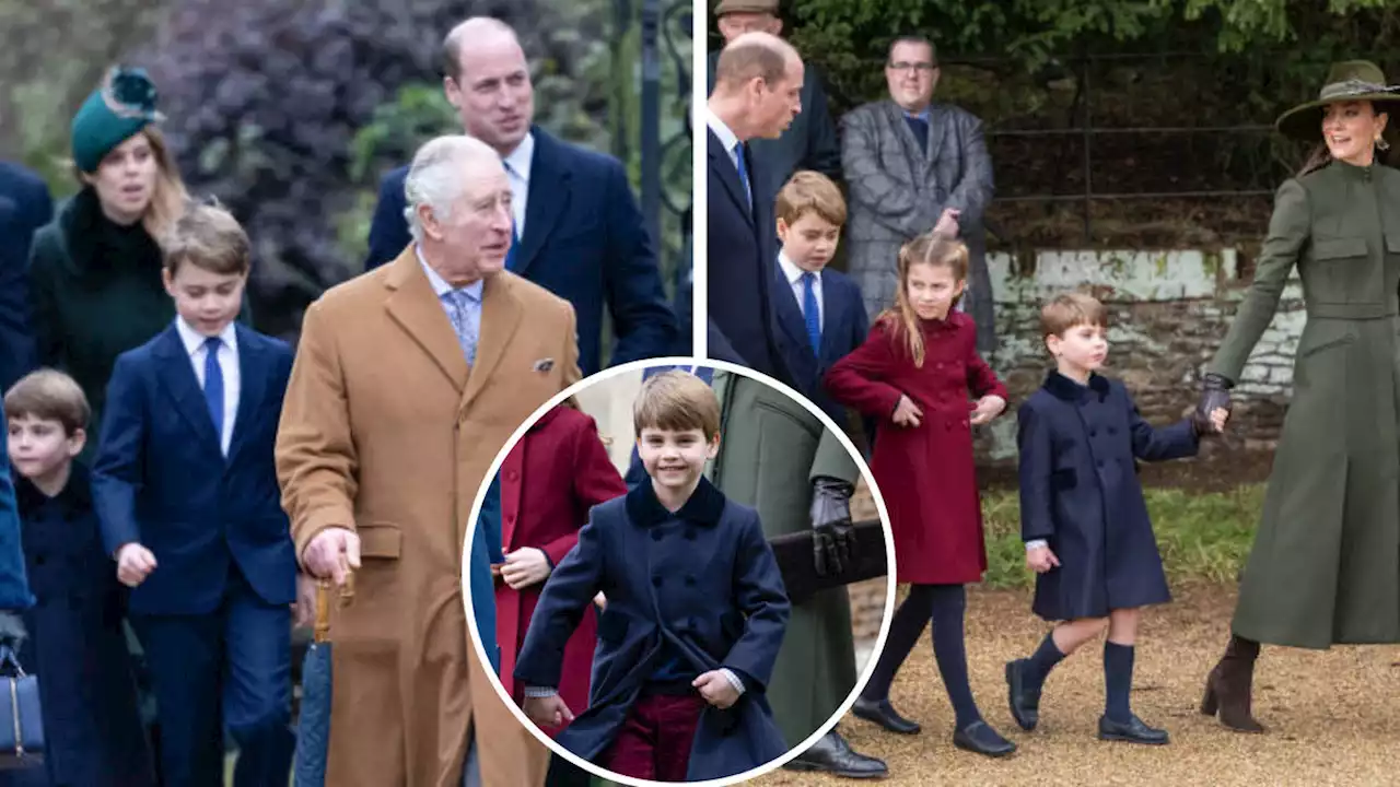 King Charles and the royal family greet crowds at Sandringham Christmas Day church service