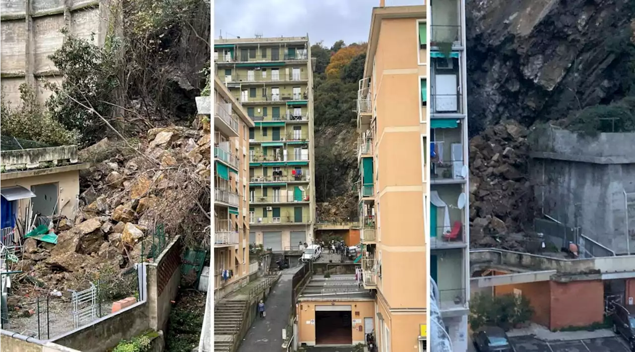 Genova, frana su palazzine: Natale in albergo per alcuni sfollati