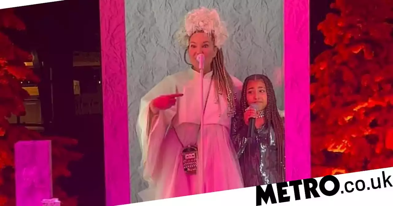 North West performs adorable festive duet with Sia at annual Christmas party