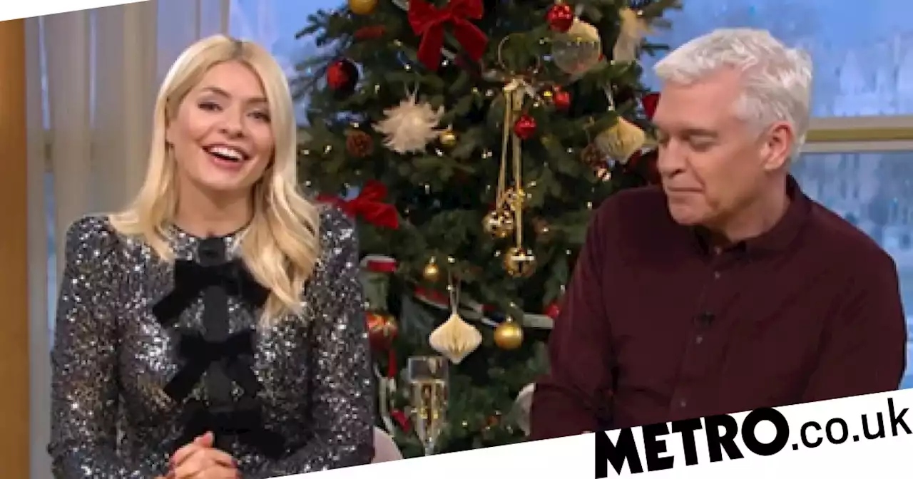 Santa leaves Holly Willoughby in giggles with X-rated joke on This Morning