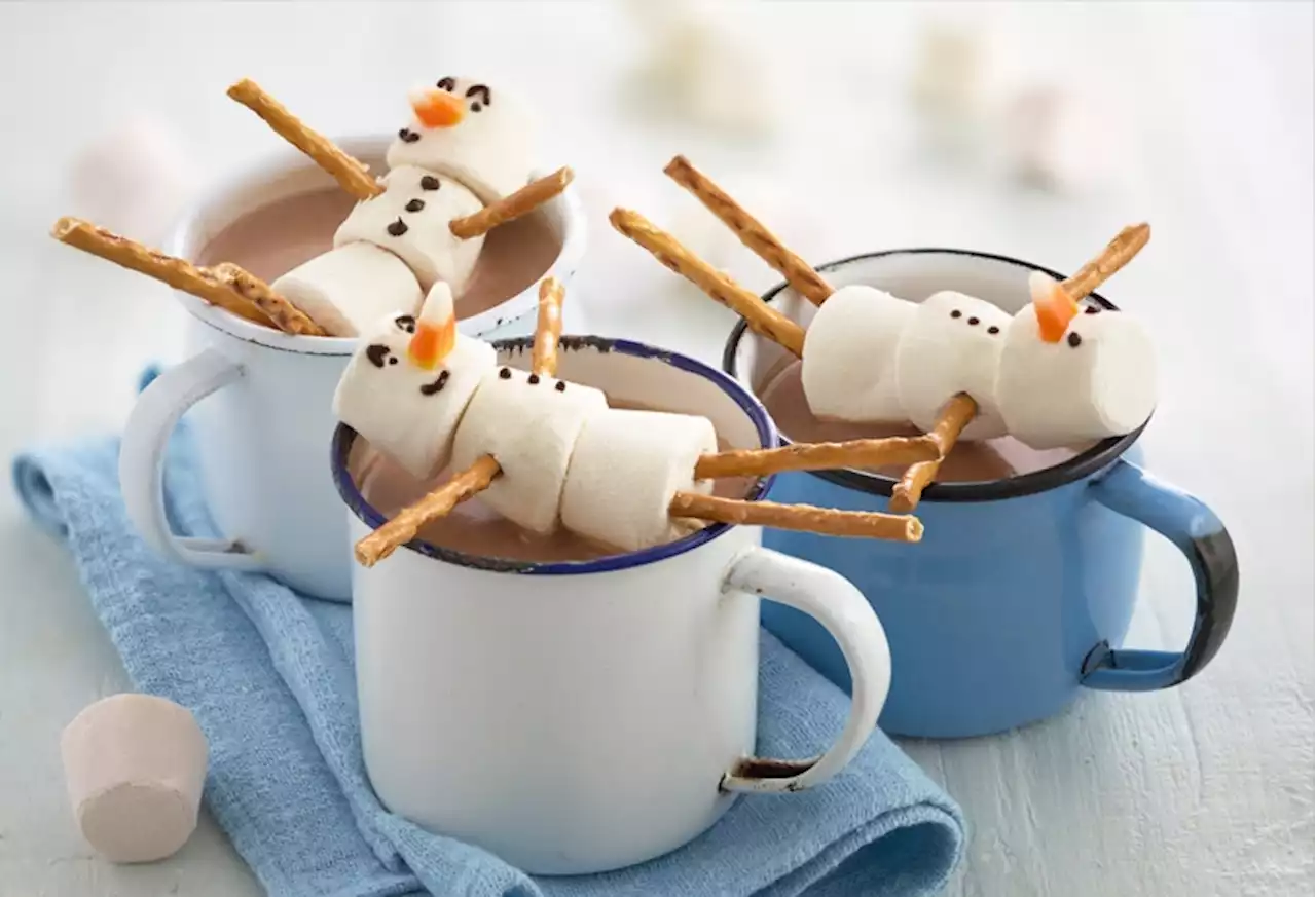 Hot choc snowmen by Annabel Karmel