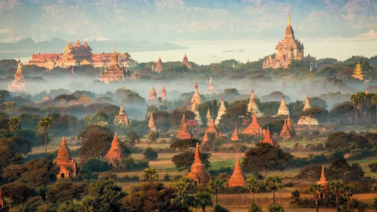 Thousands of Buddhist temples filled this sacred skyline