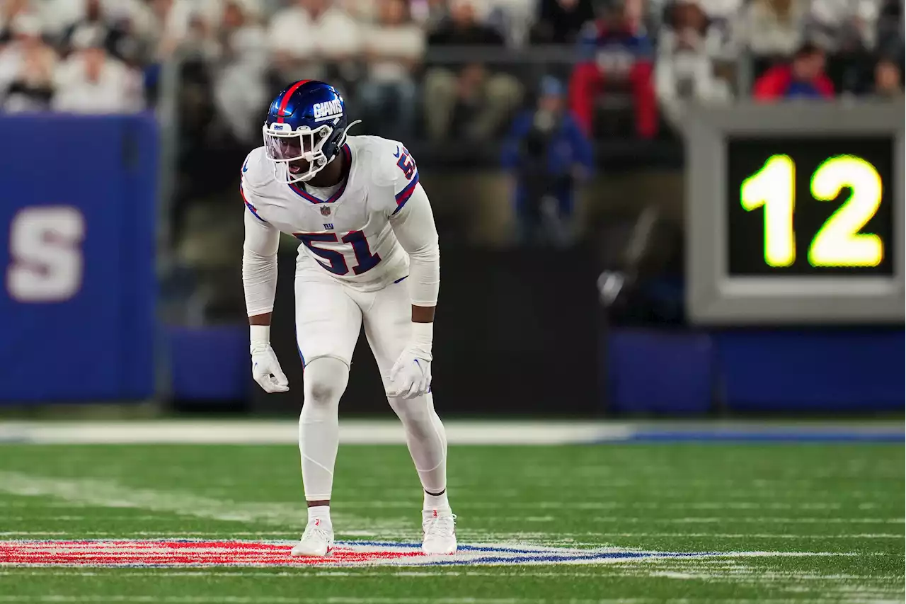 Giants’ Azeez Ojulari optimistic after exiting with ankle injury