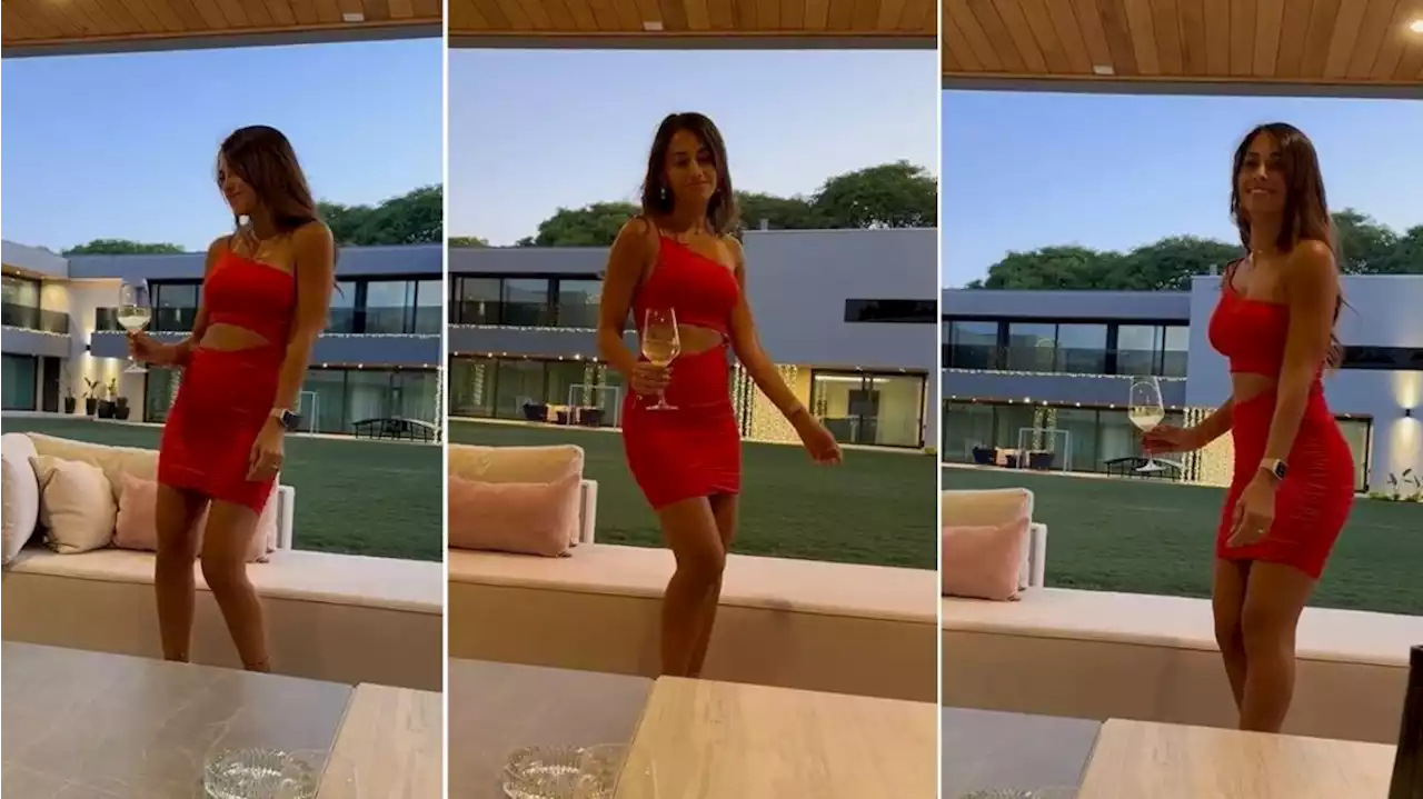 Lionel Messi grabó a Antonela Roccuzzo bailando en la previa de la Navidad y fue furor: el video