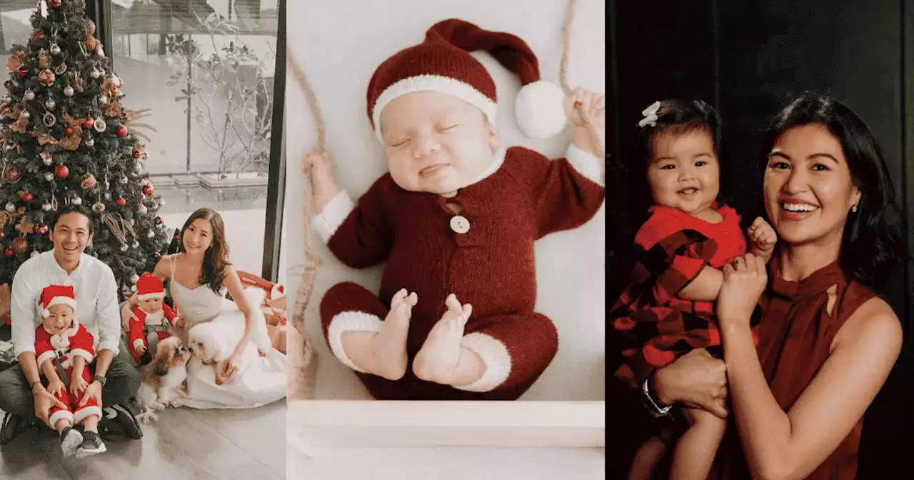 Cuteness overload: Pinoy celebrities dress up their kids in adorable Christmas outfits