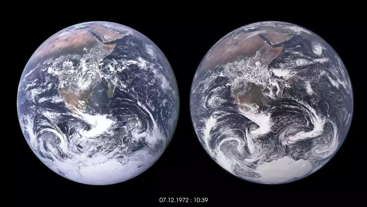 Recreated 'Blue Marble' photo of Earth tests powerful new climate model