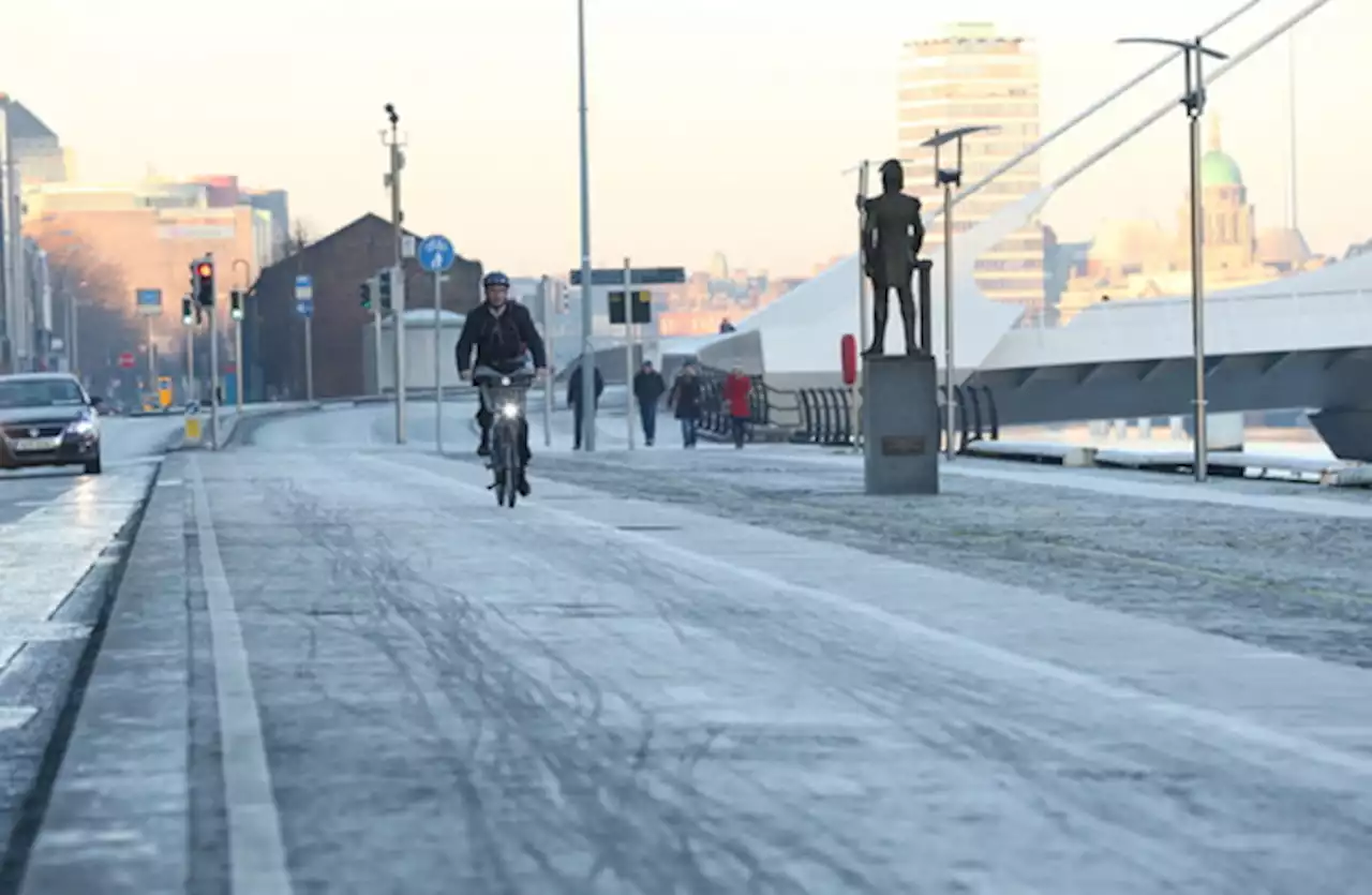 Nationwide Status Yellow ice warning to come into effect from midnight