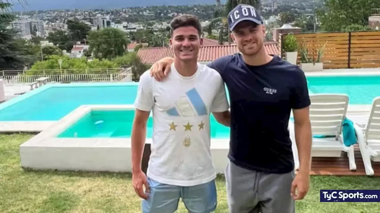 Unidos por River: el reencuentro de Julián Álvarez con Lucas Beltran - TyC Sports