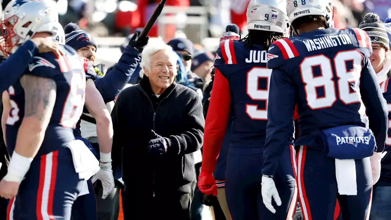 Heckled fan Jerry Edmond watches Patriots game with Robert Kraft in owner's suite