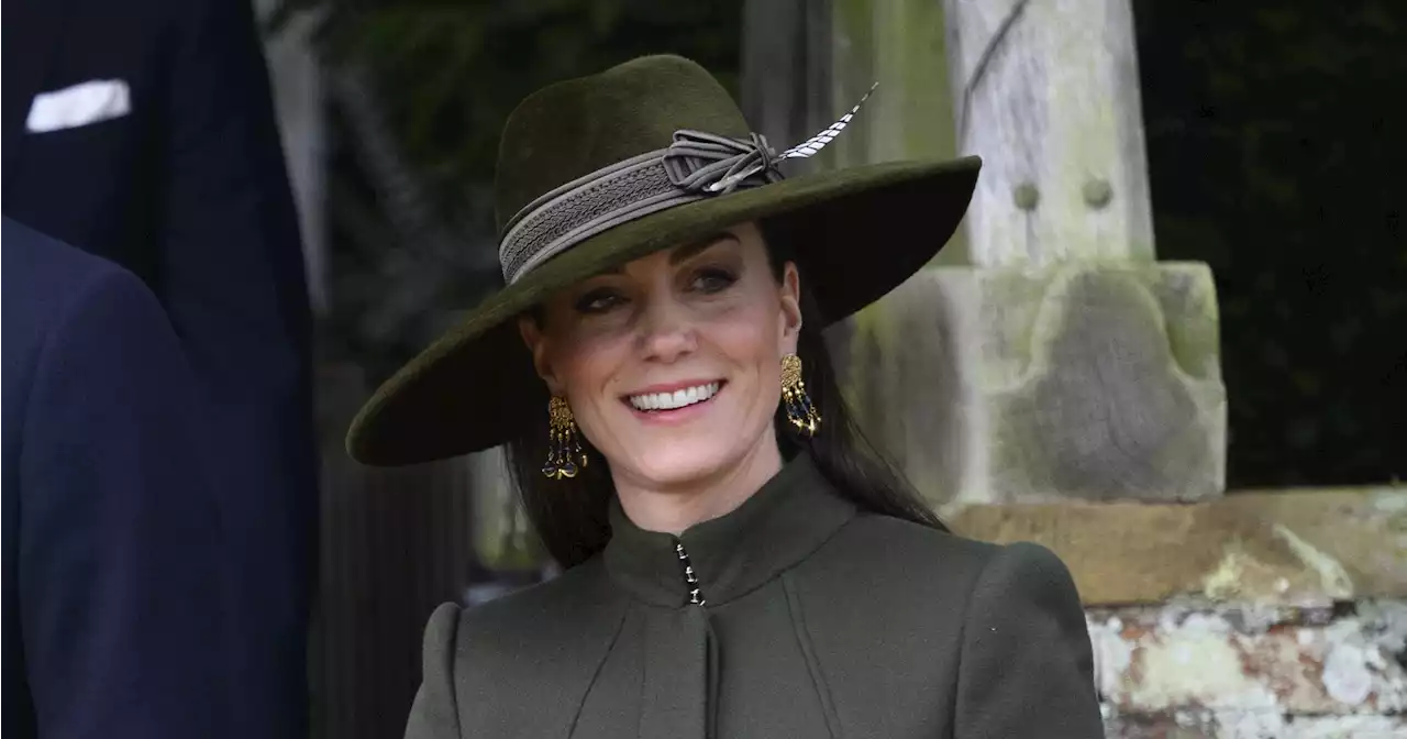 Princess Kate Wears Olive Dress to Royal Christmas Day Church Service