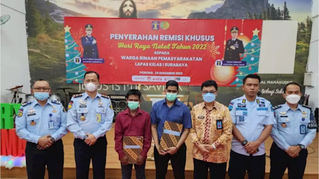 361 Narapidana Kristen di Jatim Dapat Remisi Khusus Natal, 162 Diantaranya Kasus Narkotika