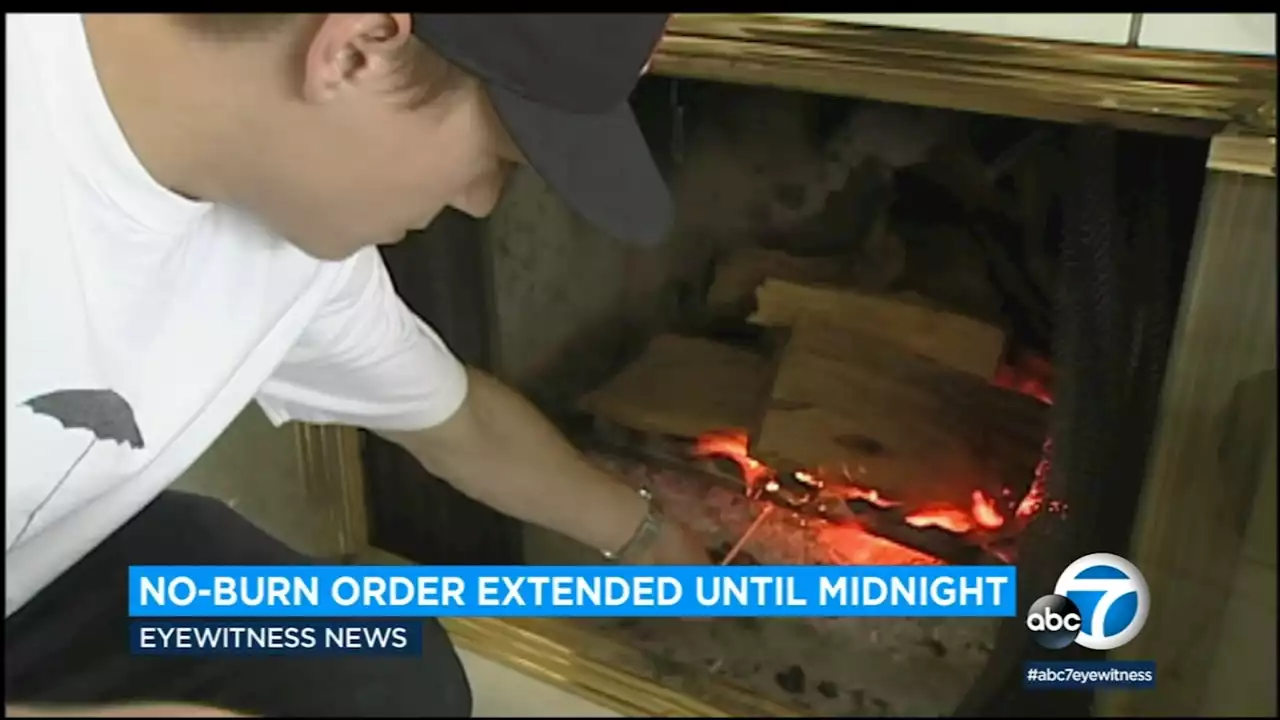 No-burn order extended through Monday in much of SoCal