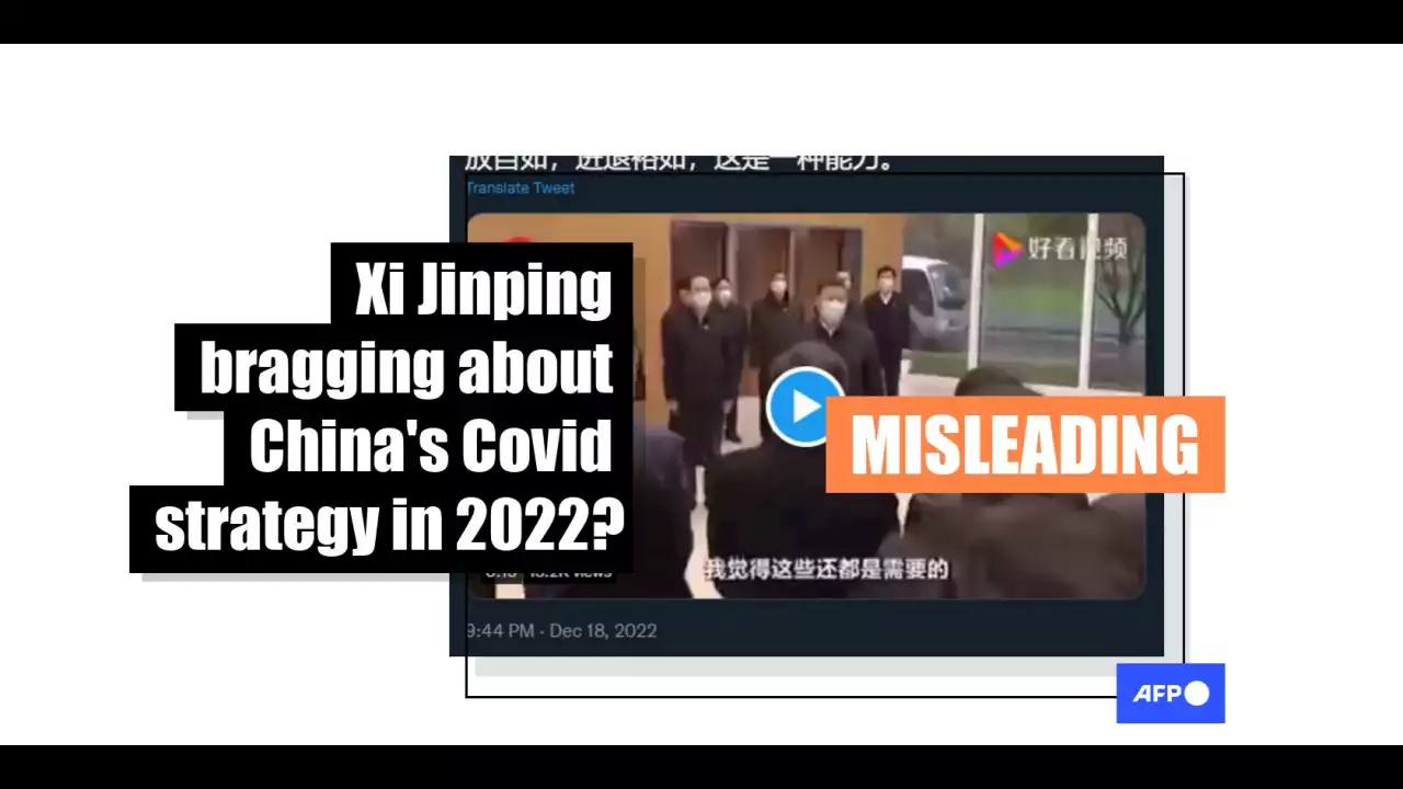 Old video of Xi Jinping discussing pandemic strategy misleads online after zero-Covid reversal