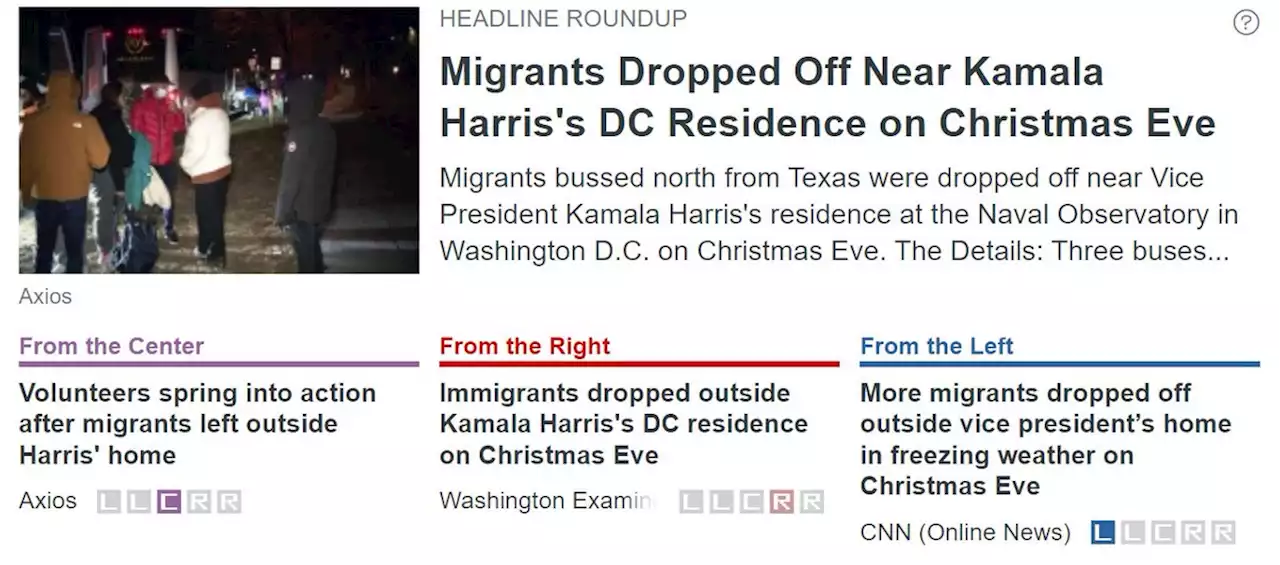 Migrants Dropped Off Near Kamala Harris's DC Residence on Christmas Eve