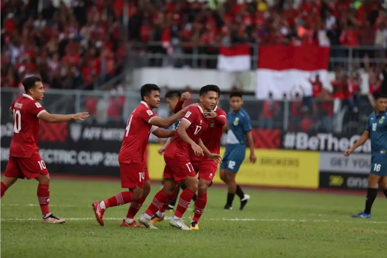 Indonesia pimpin Grup A Piala AFF 2022 usai kalahkan Brunei 7-0