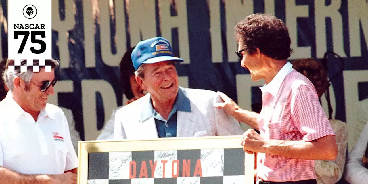 Ronald Reagan Becomes First Sitting President to Attend NASCAR Race