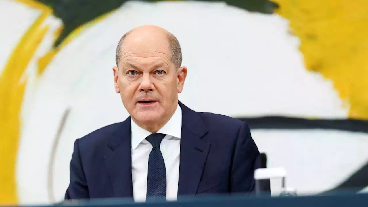 Olaf Scholz und die Ananas-Tanne zu Weihnachten