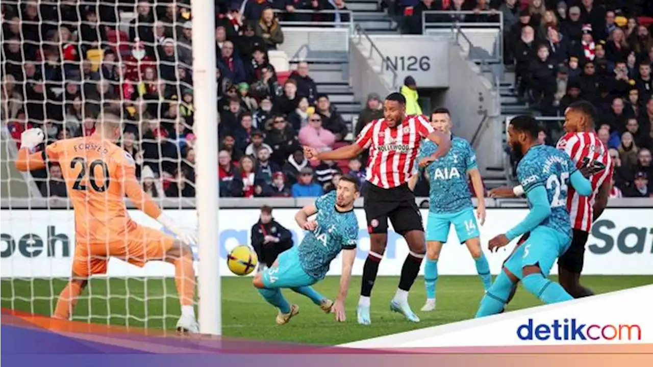 Babak Pertama: Tottenham Tertinggal 0-1 dari Brentford