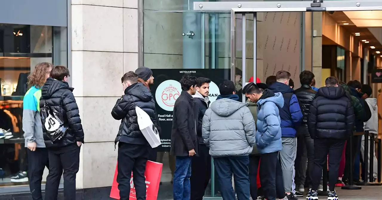 Queues form outside some city centre shops despite quiet Boxing Day