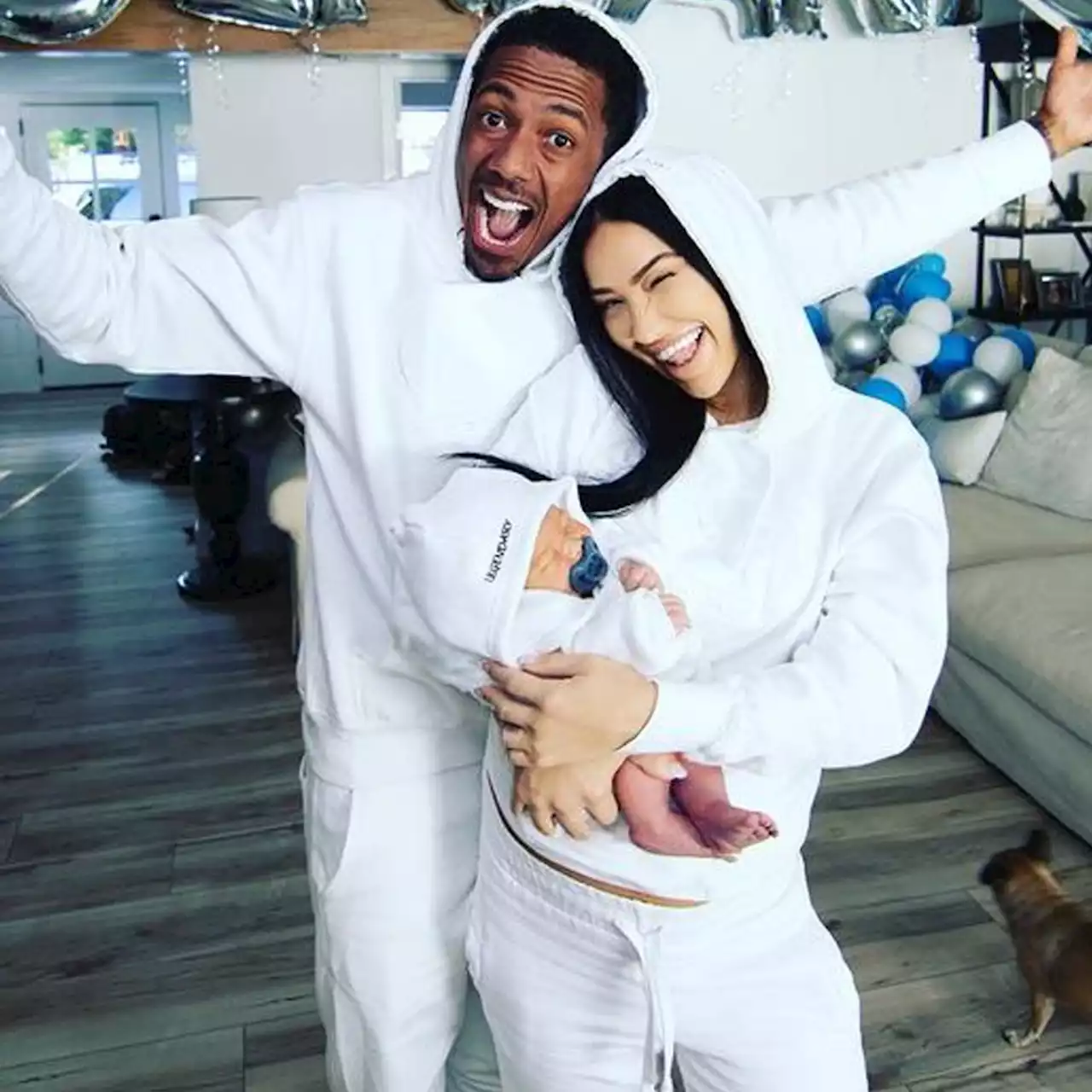 Nick Cannon Sleighs As Santa Claus For Christmas With Bre Tiesi and Son Legendary Love - E! Online